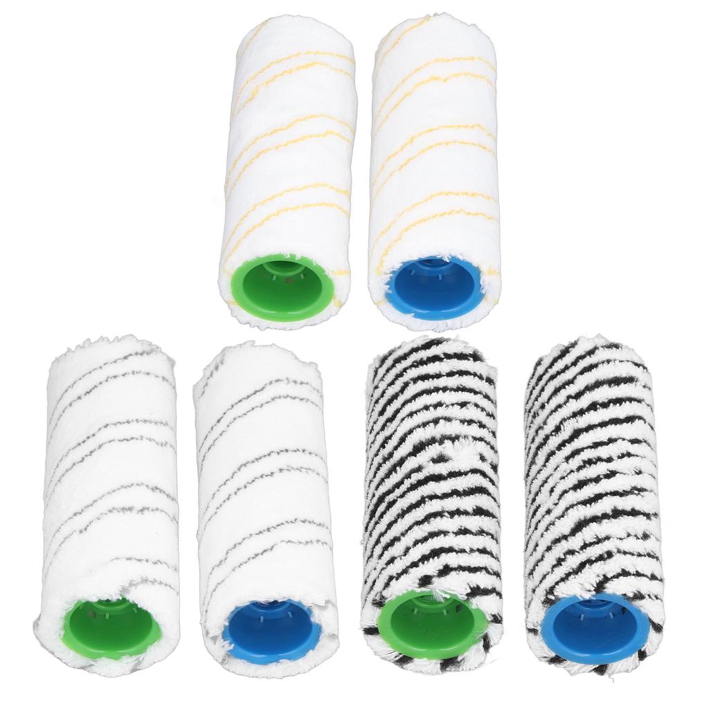 Hard Floor Cleaner Brush Roller Replacement Microfiber Washable Wet Dry Use for Karcher FC3 FC3D FC5 FC5D FC7
