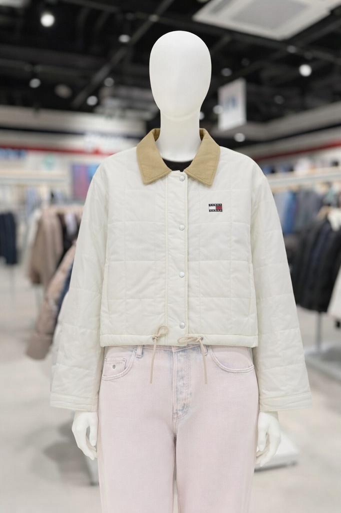Tommy Jeans Women's Cropped Quilted Jacket T32G0WJC10TWL1