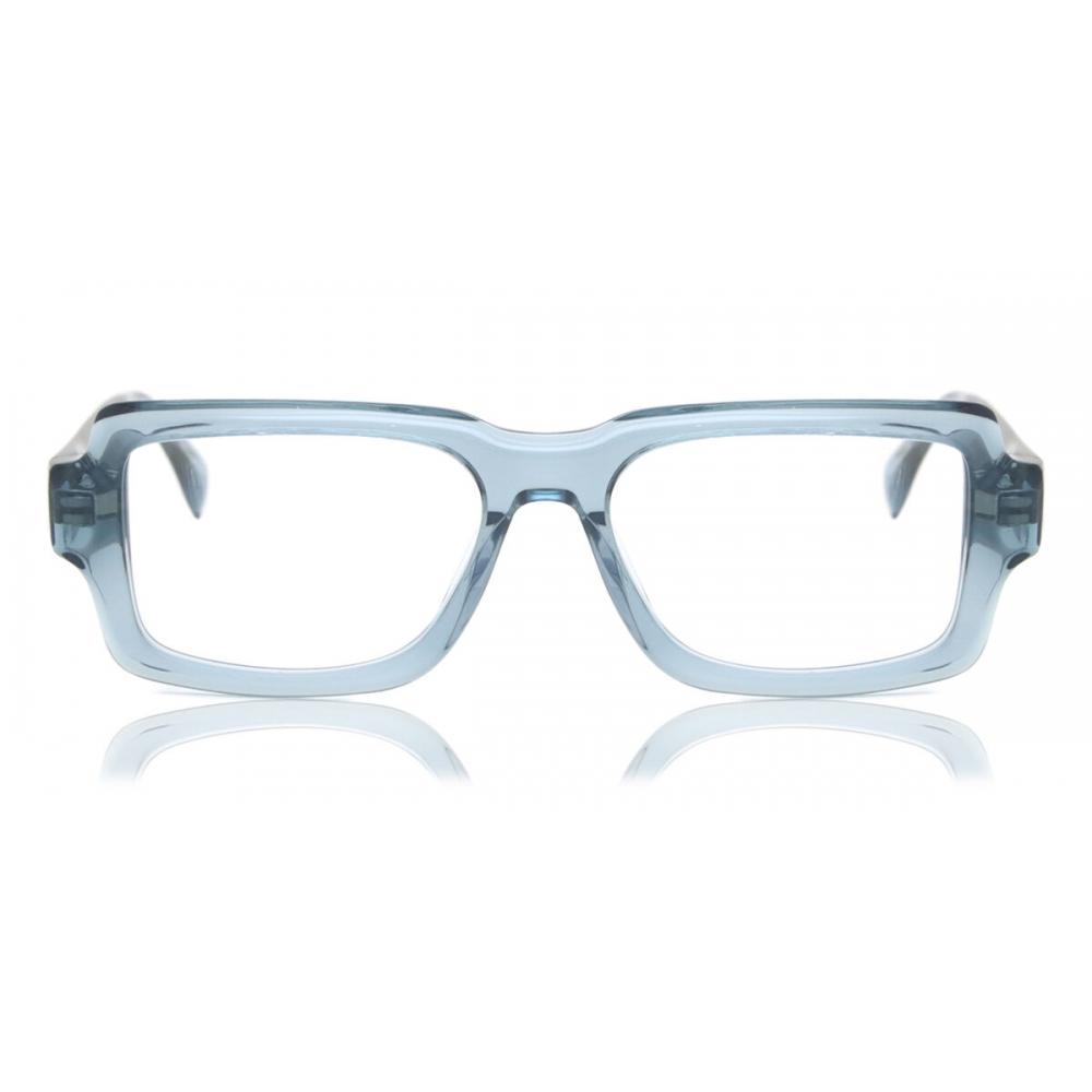 Full Rim Square Transparent Blue Smartbuy Collection Cito 105304 C2 Fashion Unisex Eyeglasses