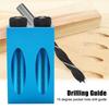 14 Pieces Pocket Hole Screw Jig, 15° Pocket Hole Drilling Kit Oblique Drilling Guide Set for Work