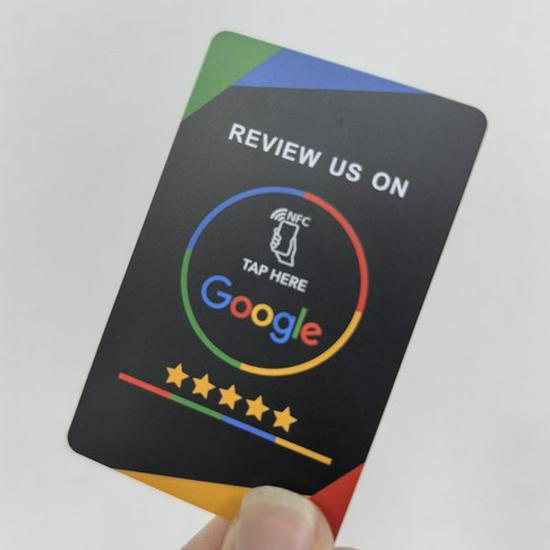 

NFC Tap Картка для Аудіо/Відео Огляду з URL Google, Чіп NTAG213/215
