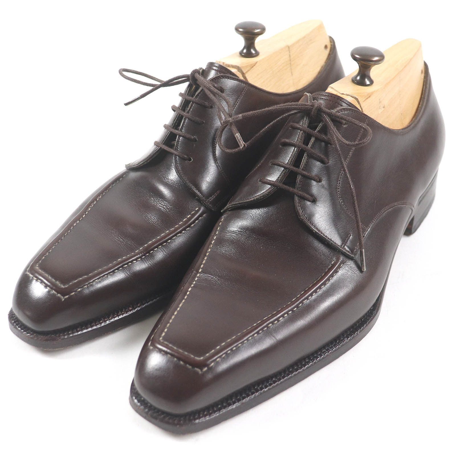 

Great Roberto Ugolini VASS Leather shoes Dress shoes Dark brown leather mens 41 Used