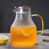 Diller Hammered Glass Cold Water Pitcher