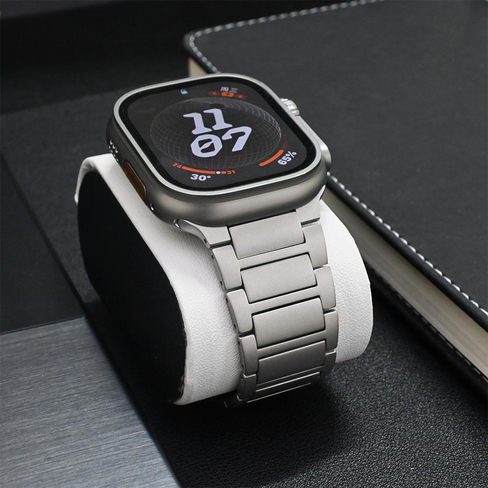 Titanium Metal Band for Apple Watch Ultra 3 2 49mm 45 46 44mm Luxury Strap For iWatch Series 11 10 9 6 Se 8 Link Bracelet Correa