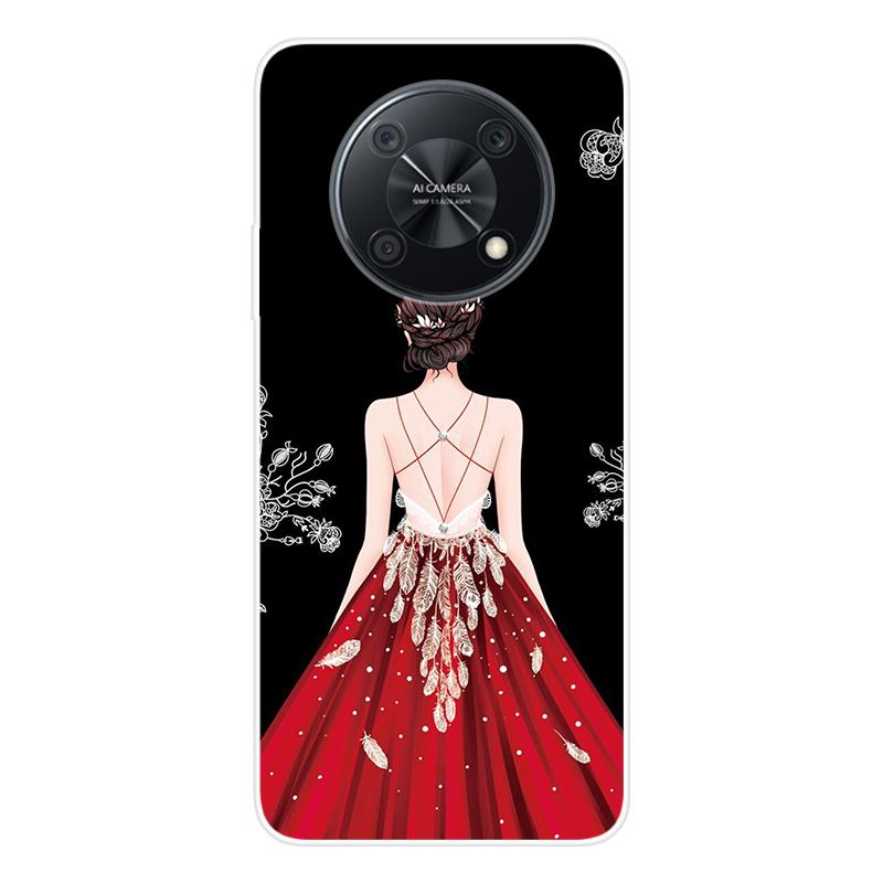 For Huawei nova Y90 Y 90 novaY90 Case Soft Silicone Back Cover Cartoon Phone Case Diversification