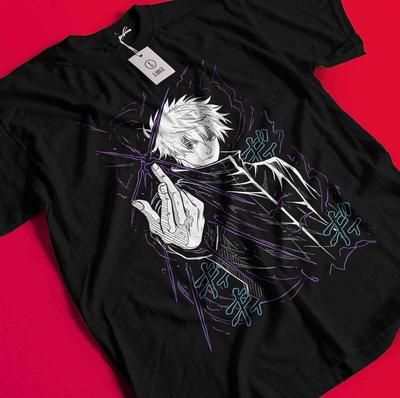 Gojo Satoru T-Shirt Geto Suguru Shirt Jujutsu Kaisen Tshirt Toji Tee Sukuna Toji BB1727