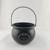 Halloween Witch Candy Bucket 19.5cm Plastic Black