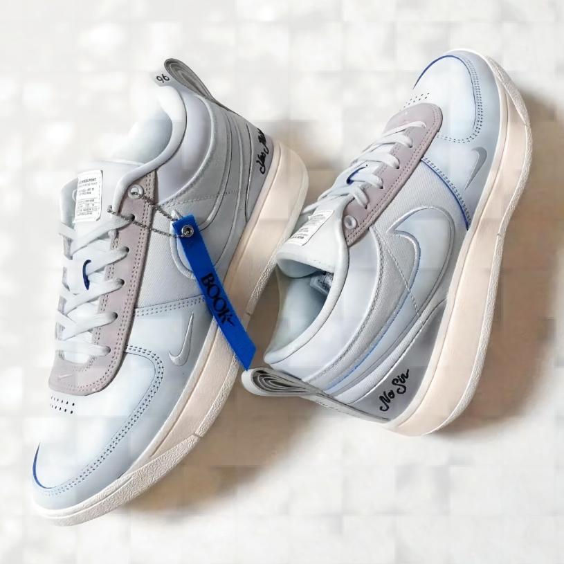 Nike Book 1 EP Moss Point Unisex Sneakers Grey Barely-Grey Metallic-Silver IH0891-001