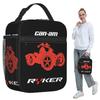 Bolsa Térmica para Almoço Isolada com Gráfico BRP ATV Ryker Off-Road para Crianças, Cooler Escolar, Caixa Térmica para Alimentos, Bolsa de Almoço, Recipiente