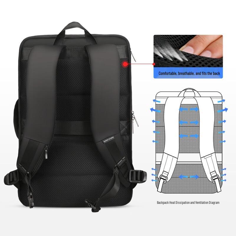 Mark Ryden Expandable Business Travel Laptop Backpack MR8057