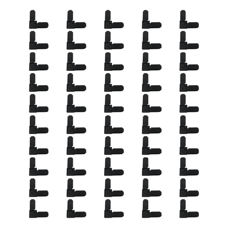 Plastic Window Screen Repair Set 5/16X3/4Inch Window Screen Frame Corner Connector Plastic Right Angles Corner Bracket