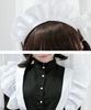 Milky Time Women's Maid Dress, Lolita, Classical Apron, Monochrome, Long Length, Cosplay Costume (Size L)