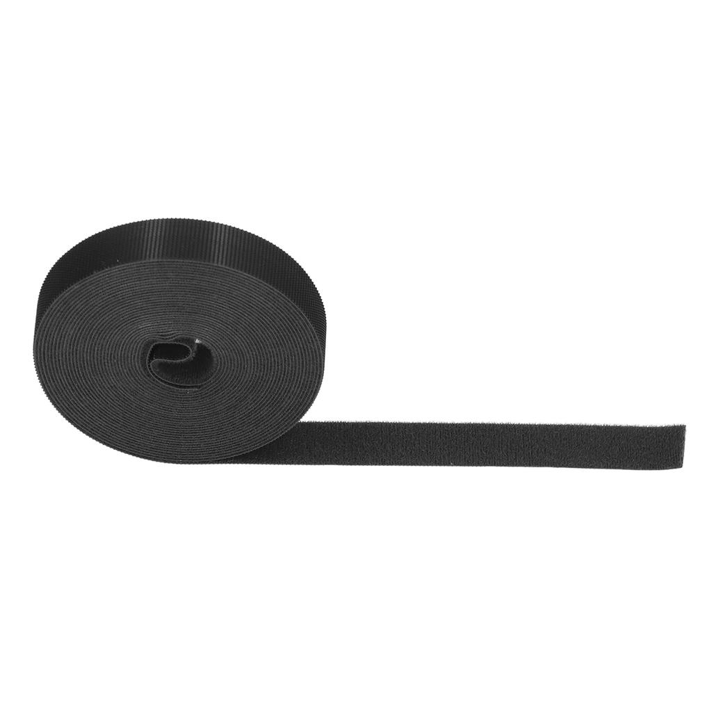 Klettband-Kabelbinder Mehrzweck Wiederverwendbare Befestigung Nylonband für Kabelmanagement 5 Meter   16.4ft