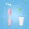 Kids Baby Dropper Shape Simple Silicone Medicine Feeder with Scale