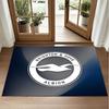 Brighton & Hove Albion Football Design Crystal Velvet Rug Soft Decorative Mat for Bedroom Entrance