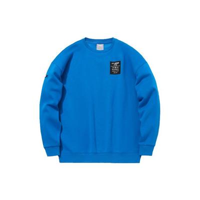 Li Ning Loose Fit Pullover Sports Hoodie Men Hoodies Deep-Space-Blue AWDQ708-9