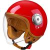 Retro Half Open Motorcycle Helmet Retro Cruising 3/4 Couple Helmet Coffee Shop Motorcycle Hat