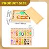 Wooden Puzzle Toy,Kids Educational Toy,Sorting Matching Board,Animals Game Number