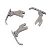3PCS Zipper Toothpick Presser Foot Lengthened Steel Flat Bed Presser Foot for Industrial Sewing Machine