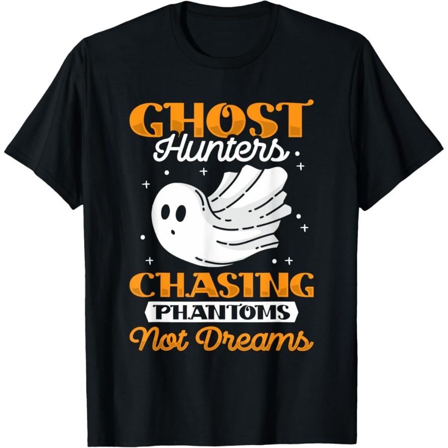 

Ghost hunter chasing phantoms - Halloween Ghost Hunting T-Shirt XXXXXL чорний