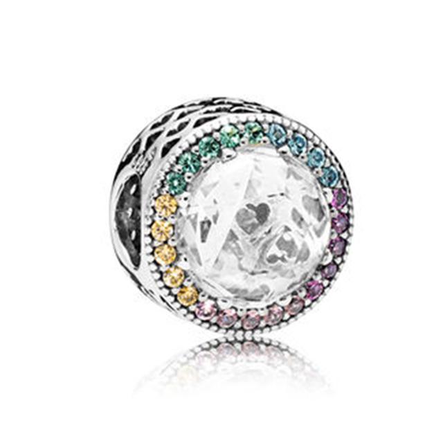 2pcs /Lot 2022 New Trend Silver Plated Beads Cartoon Dangle Charms Fit Original Brand Bracelets Necklaces For Women Diy Jewelry