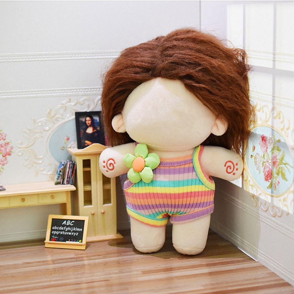 Dress Game Summer Outfit Miniature Sling Trousers 20cm Doll Clothes Dolls Accessories 3D Flower
