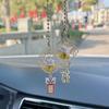 DIY Trinkets Auto Rearview Mirror Pendant Lucky Cat Pendants Car Hanging Pendants Room Decoration