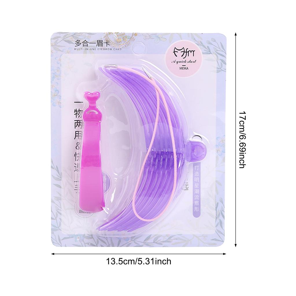 Handheld Eyebrow Template Head-mounted Eyebrow Drawing Templates for Mom Wife Girlfriend Gifts