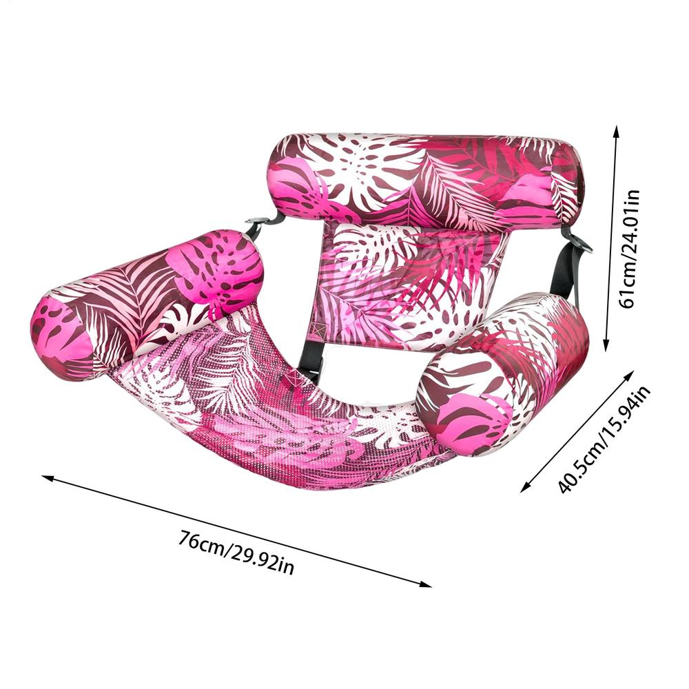 

Inflatable pool hammock chair Floating water lounge bed Foldable swimming pool recliner Heavy-duty Pool Floats for Adults