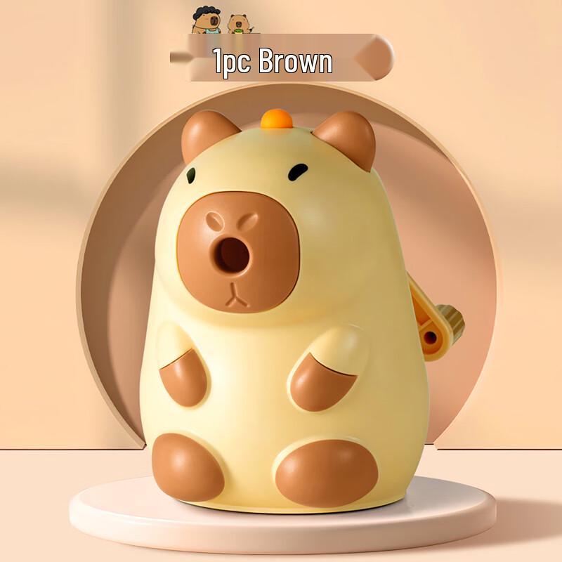 Cute Capybara Hand-Crank Pencil Sharpener