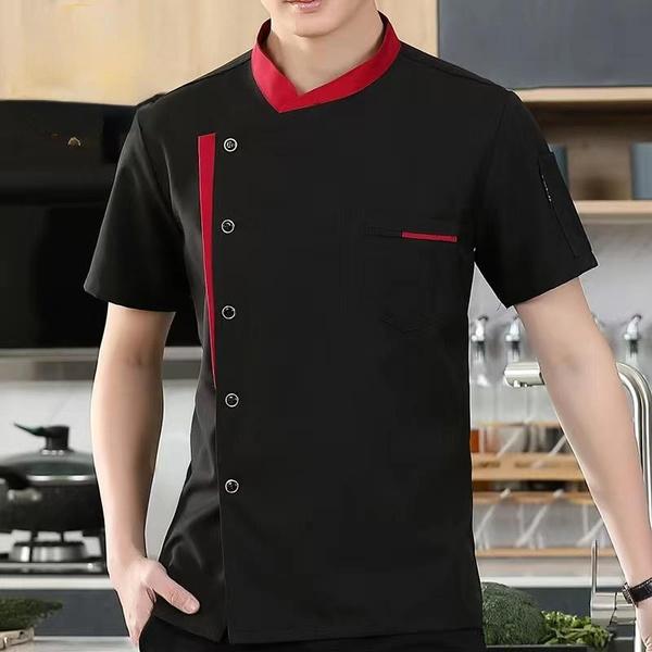 Unisex Chef Jacket Mens Chef Jacket Restaurant Kitchen Chef Uniform Restaurant Hotel Kitchen Cooking Clothes Catering Chef Shirt