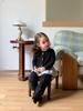 Jenny Kids' Patchwork Cardigan & Wide-Leg Pants Set - Autumn Fashion for Girls