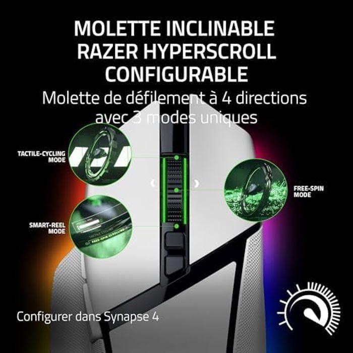 Souris de jeu - razer - basilisk v3 pro - 35k dpi - éclairage chroma rgb - sans fil
