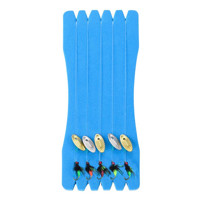 Tinplate Crankbait Rod with Red Sleeve Hook & White Stripe Melon Seed Lure - Gen 2 Poison Mosquito Fly & Tilapia Lure Set