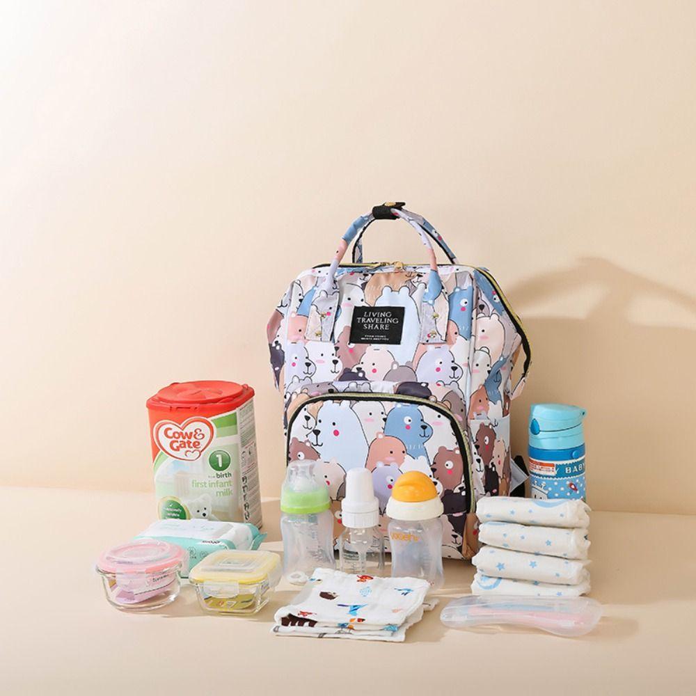 Care Pockets Tote Bag Multi-Function Large Capacity Mummy Bag Travel Backpack Nappy Bags Diaper Bag