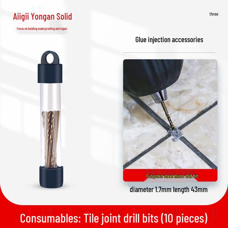 Eco-Friendly Tile Drill & Grout Glue Injection Kit for Efficient Ceramic Tile Work