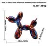 Creative Graffiti Balloon Dog Ornament for Home Décor: Artful Figurine for Study, Wine Cabinet, and TV Stand