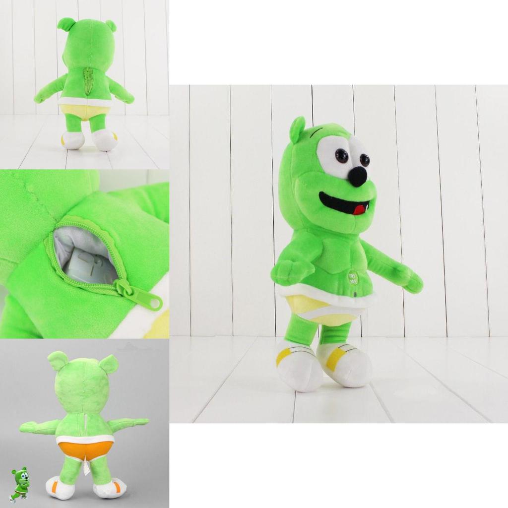 Adorable Singing Gummy Bear Plush Toy Soft Stuffed Animal Doll Perfect Gift For Kids