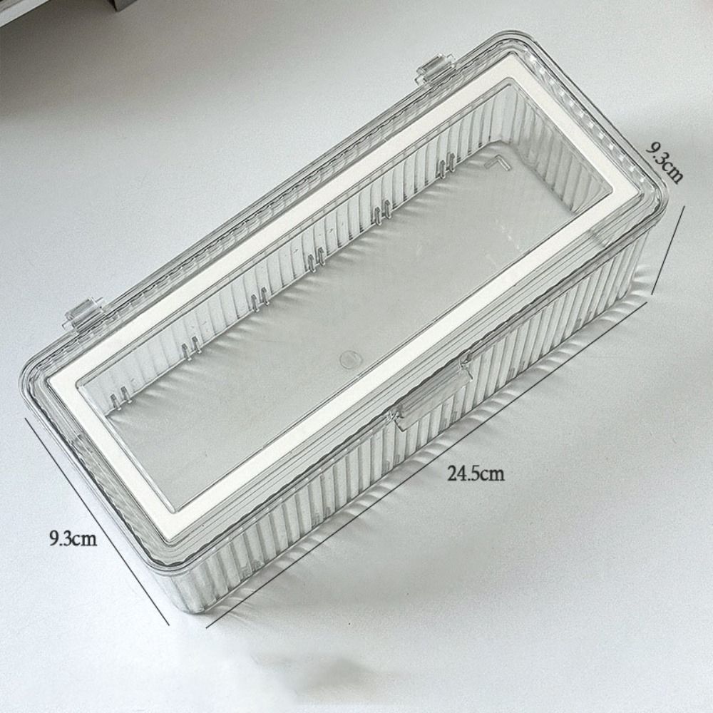 Desktop Storage Tool Desktop Dustproof Storage Box Eyebrow Pencil Brush Tube