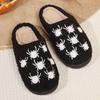Halloween Hot Slippers For Women Fashion Cute Cotton Slipper Indoor Warm Plush Comfortable Daily Casual Shoes For Winter Home