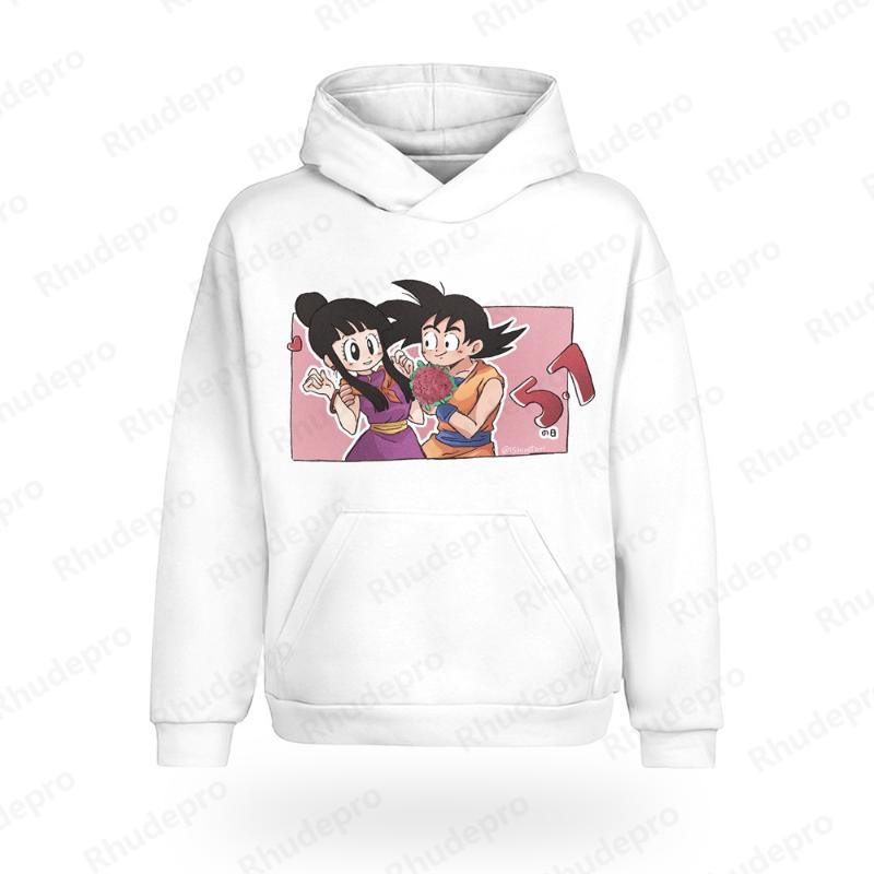 Herren T-Shirt Herren Hoodie Hoodie Tops Dragon Ball Neue Kleidung Vegeta Y2k Trend Goku Super Saiya 2024 Hochwertiger Hip Hop