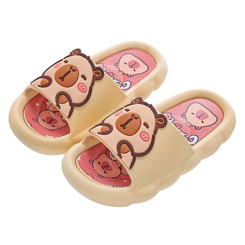 Capybara Kinderhausschuhe Sommer niedlich Cartoon Jungen und Mädchen Baby Kinder mittlere und ältere Kinder Eltern-Kind coole Hausschuhe neu