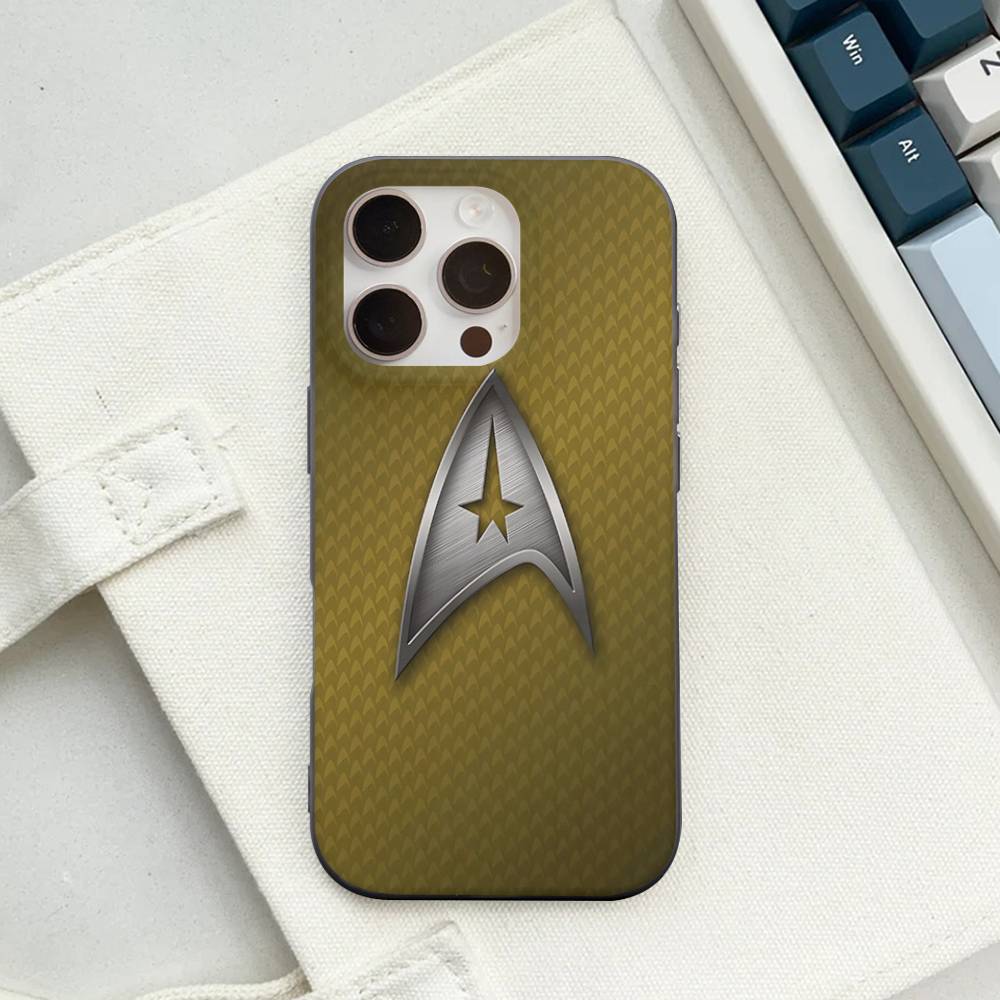 Star T-Trek Movie Logo Phone Case For IPhone 17 16 15 14 13 12 11 ProMax Plus Ripple Cover Shockproof