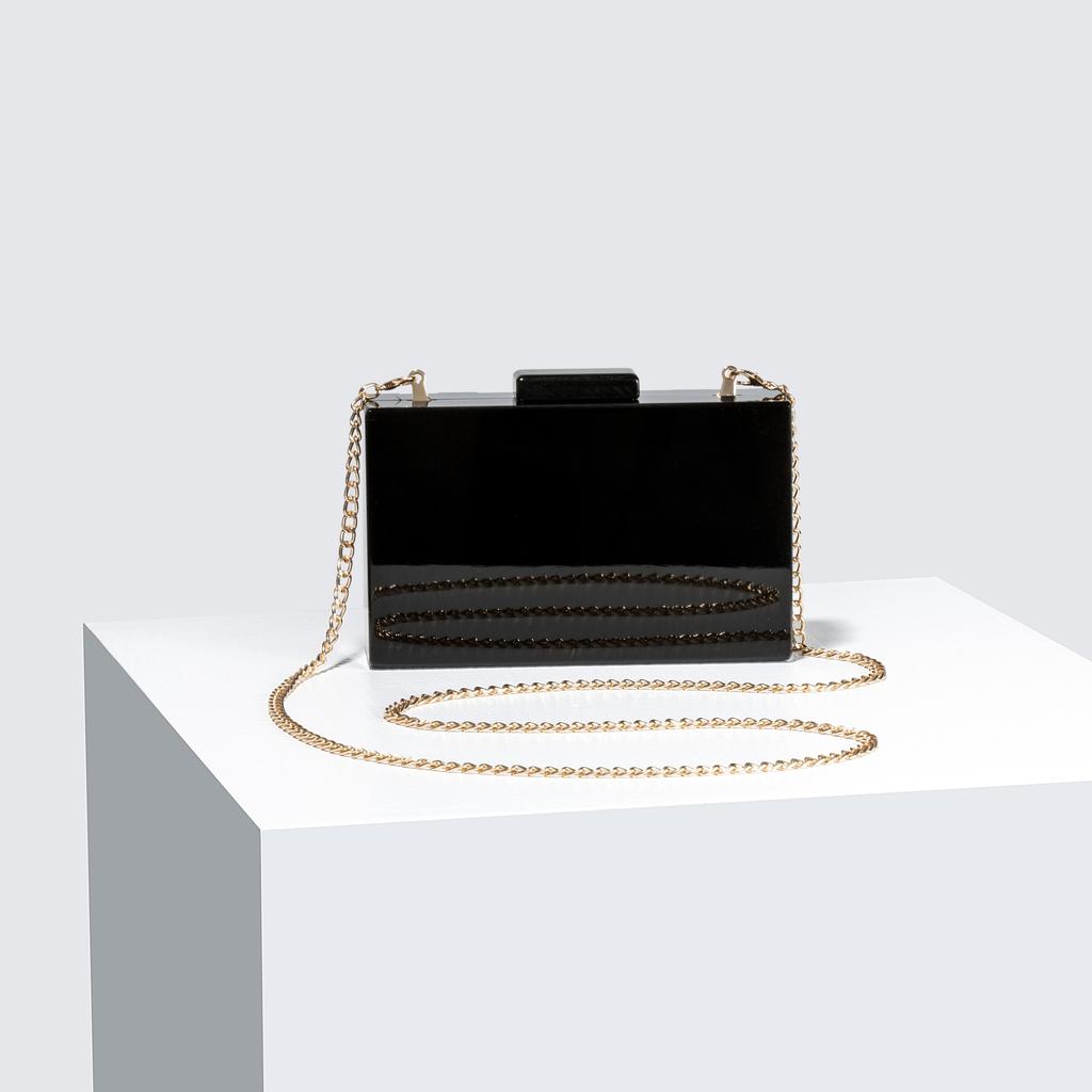 Women'S Single Shoulder Oblique Span Bag, Striped Splicing Acrylic Bag, Fashion Wedding Dinner Clutch Bag