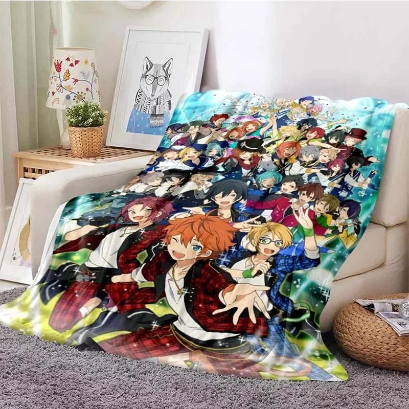 Cartoon Kinder Warme Decke Idol Fantasy Festival Untote Gruppe Bedruckte Decke Mikrofaser Flauschige Decke