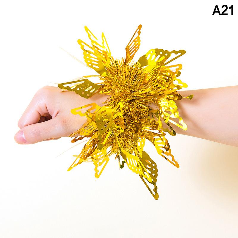2Pcs Kids Game Pom Poms Apply To Sports Game 27 Styles Practical Cheerleading Cheering Flower Ball Sports Games Bracelet
