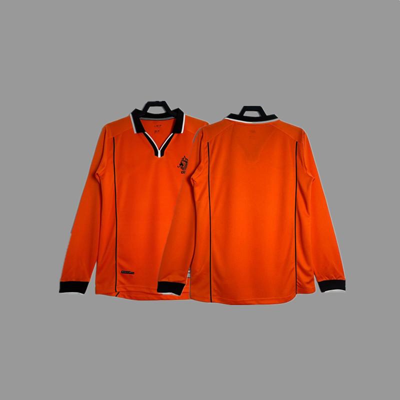 Retro jersey, football jersey, classic nostalgic replica Thai jersey, game training jersey, short-sleeved sportswear.