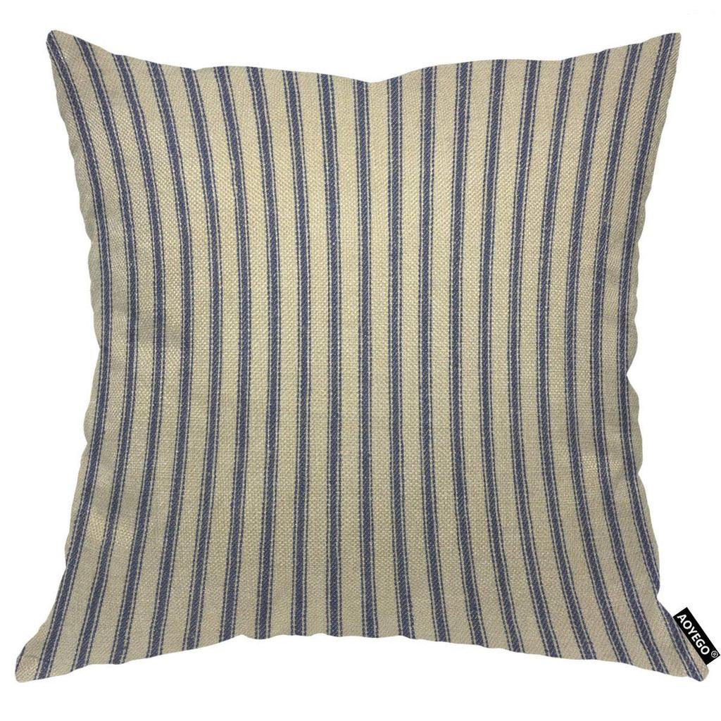 Rustic Star Pillow Cover Vintage Farmhouse Cushion Case Country Western Home Decor Barn Star Throw Pillow