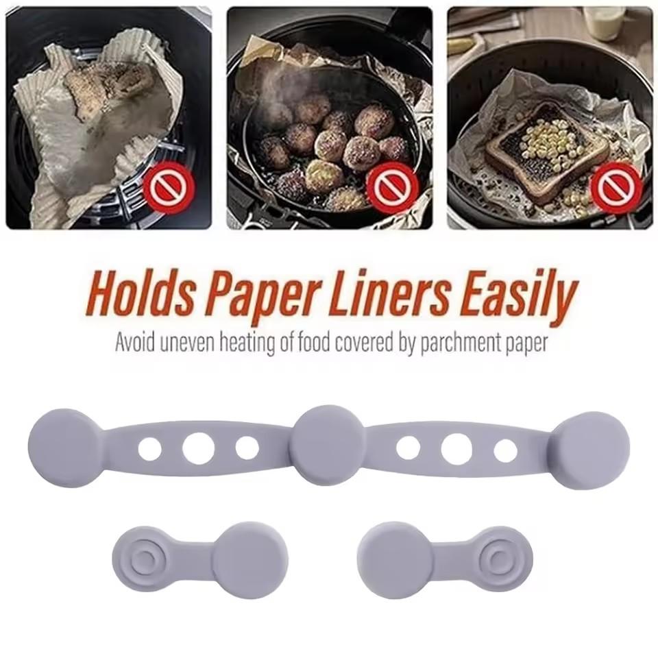 1 Set Magnetic Silicone Buckles for Air Fryer Non-Stick Parch Clips, Magnetic Fasteners, Compatible with /Air Fryer Ovens
