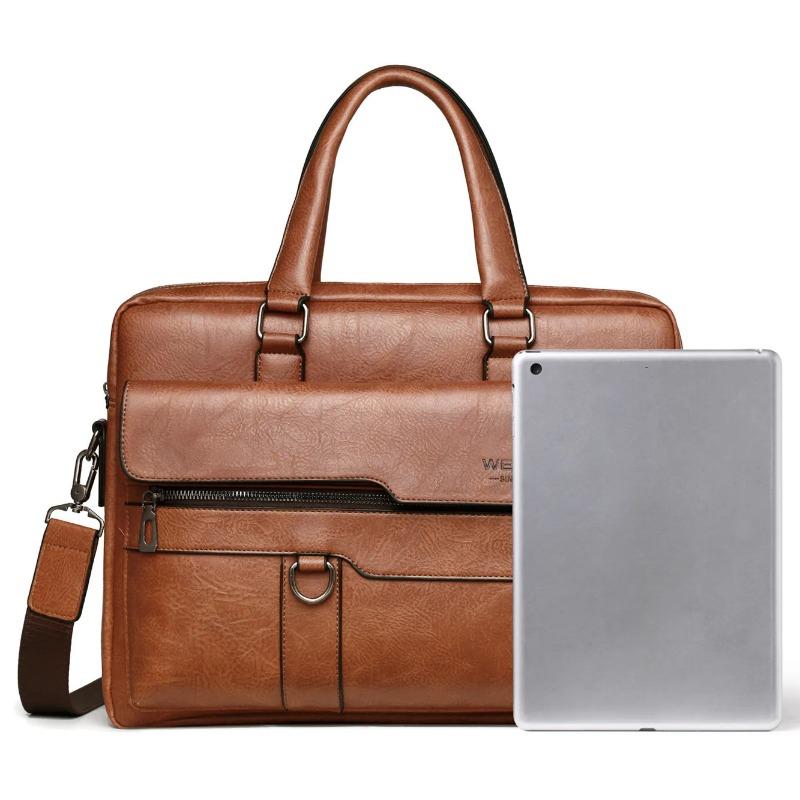 Men's handbag, shoulder bag, vintage men's handbag, office bag, business computer bag, crossbody bag, briefcase
